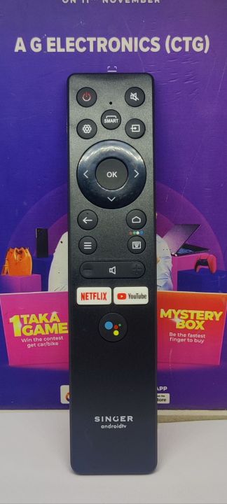 Use For Singer Android Led Tv Remote.