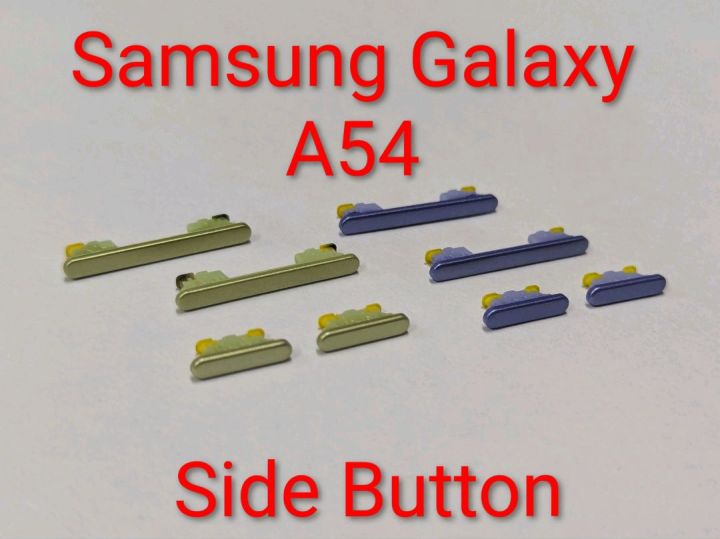 Samsung Galaxy A54 Side Button Power & Volume Key Replacement | Power & Volume Button Set | High Quality Mobile Spare Part