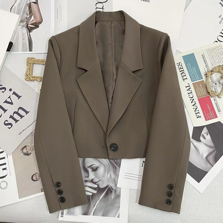 Xpqbb%20Black%20Cropped%20Blazers%20Woman%20Trend%202024%20New%20All-match%20Notched%20Collar%20Crop%20Jacket%20Women%20Korean%20Chic%20Single%20Button%20Suit%20Coat%20-%20Image%205