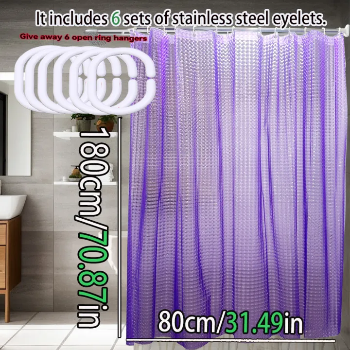 3D%20Mysterious%20Purple%20Clear%20and%20Transparent%20Bathroom%20Partition%20Curtain,%20High%20Appearance%20Horizontal%20Decorative%20Curtain%20-%20Image%202