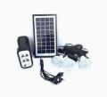GD LITE SOLAR LIGHTING KIT INVERTER LIGHT WITH SOLAR CHARGING SYSTEM WITH 3 BULB GD 8017. 