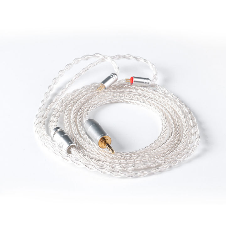 KBEAR%208%20Core%20Upgraded%20Silver%20Wired%20Earphone%20Cable%202PIN/MMCX/QDC%20Gaming%20Headphones%20Earbuds%20Headset%20For%20KZ%20KS1%20KS2%20TRI%20Meteor%20IEMs%20-%20Image%202
