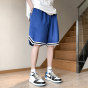 High Quality Summer Men's Basketball Shorts Loose Quick Dry Streetwear Casual Knee Length Trousers Male.