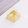 50pcs Clear Plastic Mini Cake Box Set  Baking and Kitchen Tools, ldeal for Camping, Dining, Restaurants and Bakeries. 