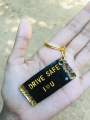 Drive safety key tag. 