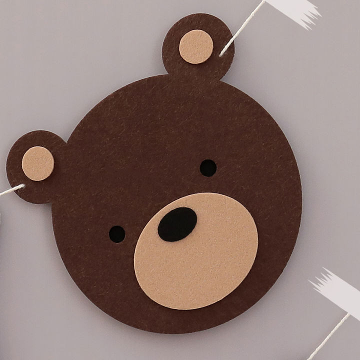 Brown%20Bear%20Birthday%20Letter%20Pull%20Flag%20Party%20Decoration%20banner%20layout%201%20set%201%20piece%20-%20Image%203