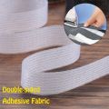50 meters Double-sided Wonder Web Iron On Hemming Tape adhesive fabric Roll Clothes Sewing Turn up Hem. 