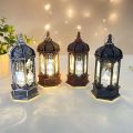 Eid Mubarak LED Warm Retro Night Light Portable Metal Portable Lantern Home Table Wall Lighting Ramadan Party Decoration. 