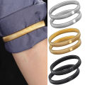 2Pcs Elastic Shirt Sleeve Holders, Metal Arm Bands For Men Women, Adjustable Shirt Garters,Clothing Accessories.