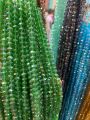 85pcs 6mm Washable Crystal Glass Beads – DIY Jewelry, Bracelet, & Clothing Decoration Accessories. 