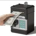 Electronic Money Saving Box Piggy Bank Mini ATM Password Money Bank Till. 