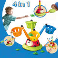 4 in 1 Ladybug Sport Entertainment Sandbag Game Baseball Toy Rope Skipping Machine Ferrule Jump Rocket Launcher Outdoor Play. 