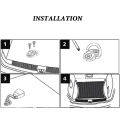 4Set Car Cargo Net Floor Hook Accessories Rear Trunk Boot Cargo Floor Net Tie Down Hook Ring Loop Hanging Flat Screen Net Fixing. 
