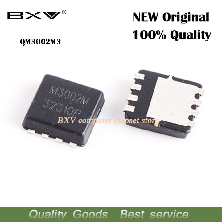 5pcs QM3002M3 QM3002M M3002M 3mm*3mm MOSFET QFN-8 Original Authentic
