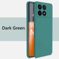 Silicone Phone Case for Xiaomi POCO X6 Pro Original Square Liquid for Xiaomi POCO X6 Pro Soft Lens Shockproof Back Cover Housing.