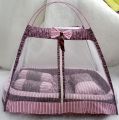 Hut Style Fancy Carry Nest with Mosquito Net available in Multicolor. 