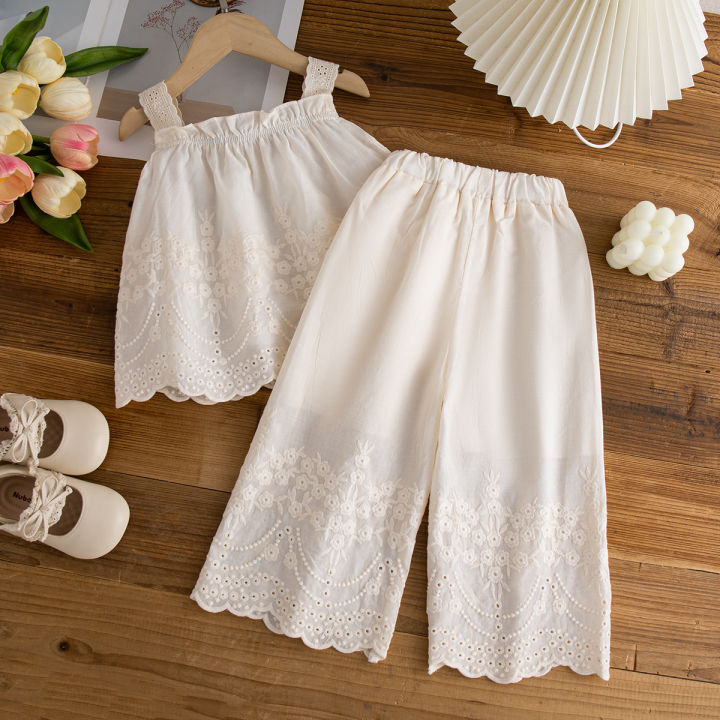 Baby%20Girl%20Outfit%20Set%20Summer%20Floral%20Solid-Color%20Top%20And%20Pants%20Baby%20Girl%20Clothes%20Cute%20Beach%20Baby%20Set%20-%20Image%202