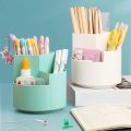 1PC Organize Your Desk With This 360°Rotating Pencil Case -Perfect For Office Home School & Students. 