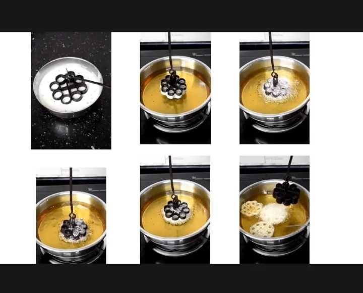 AMILEX Wheel Non-Stick Kokis Mould STAINLESS STEEL WIRE ROD Achchu ...