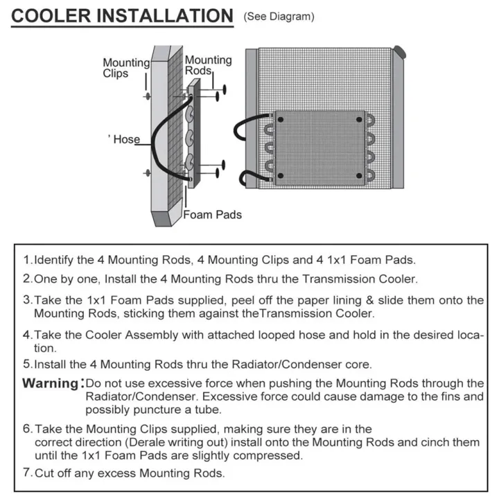 Universal%202%20Rows%20Oil%20Cooler%20Kit,%20Aluminum%20Remote%20Transmission%20Engine%20Cooler%20Auto-Manual%20Radiator%20Converter%20Kit%20-%20Image%204