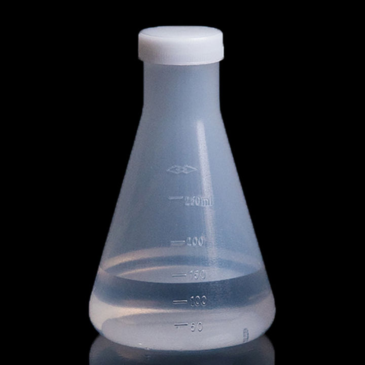 Water Container Lab Flask Lab Plastic Erlenmeyer Flask Conical Container Bottle With Screw Cap ...
