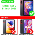 Screen Protector for Redmi Pad 2 (11 inch) 2025 Tablet Tempered Glass Film Rear Camera Protector Anti-fall/Anti-scratch 11 inch. 