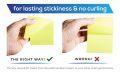 Sticky notes| 100 sheets| full size| 5 colors| 3"×3" GS-04. 