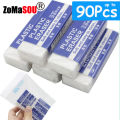 90-1Pcs Soft 2B Eraser PVC Plastic Rubber Pencil Eraser for School Office Drawing Kids Bulk Sketches Exam Correction Painting Ar. 