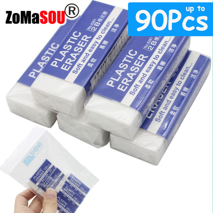 90-1Pcs%20Soft%202B%20Eraser%20PVC%20Plastic%20Rubber%20Pencil%20Eraser%20for%20School%20Office%20Drawing%20Kids%20Bulk%20Sketches%20Exam%20Correction%20Painting%20Ar%20-%20Image%204