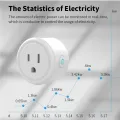 Tuya Smart Wifi Zigbee Plug US Standard Wireless Outlet 16A Remote Control Smart Home Appliances Work With Alexa  Home. 
