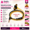 Realme R-100 4G Super Bass Stereo Earphone with built in Mic headphone - Headphone.