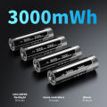 Laiphi Upgraded the fifth generation AA AAA 1.5V Lithium Rechargeable Battery with Charger Dock/Station Set. 