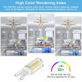 10Pcs G9 LED Lamp AC 220V 7W Brightest Ceramic SMD2835 DC LED Bulb Warm/Cool White Spotlight replace Halogen light wholesale. 