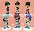 6pcs/set BLUE LOCK Figure Model Toys 9.5cm. 