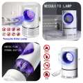 White mosquito killer USB light easy to use. 