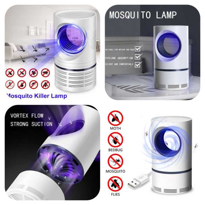 White mosquito killer USB light easy to use