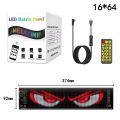Dynamic Devil Eyes Light for Car Truck Windshield Programmable LED Display Flexible Soft Screen DIY Bluetooth APP Remote Control. 
