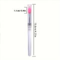 8PCS Silicone Lip Brush with Lid Easy and Efficient Lipstick Cream and Lip Gloss Applicator Makeup Beauty Brushes for Eyeshadow. 