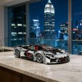 Supercar Racing Model Building Blocks Set DIY Mechanical Hypercar Bricks Kit Educational STEM Toy for Collection.