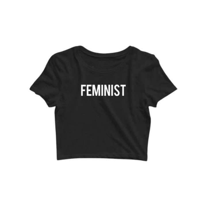 THE VINTAGE CLOTHING NEW TRENDY COLLECTION IMPORTED HIGH QUALITY PRINTED CROP TSHIRT FOR WOMENS AND GIRLS - New Launch Jan 2025 - Crop Top
