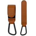 2pcs /lot Baby Stroller Hook PU Leather Cart Organizer Diaper Bag Hanger Climbing Buckle Hooks Child Pram Accessories. 