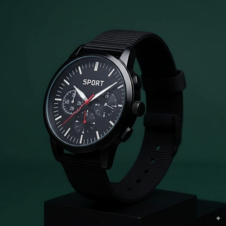 Fabric%20Canvas%20Strap%20Casual%20Cool%20Round%20Dial%20Wrist%20Watch%20-%20Image%205