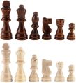 32 Pieses Wooden Chess Standard Tournamen Staunton Wood Chessmen 8cm King Height,Chess Pieces Only No Board.