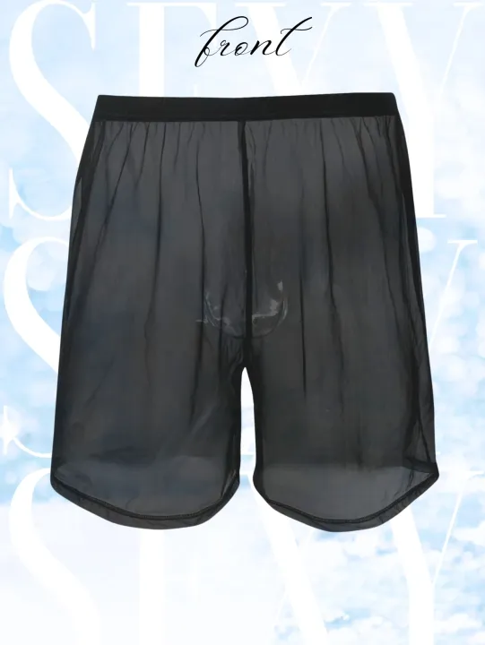 1Pc%20Long%20Men's%20,%20Simple,%20Comfortable,%20Fashionable,%20Soft,%20Breathable,%20Semi%20Transparent,%20Home%20Sports,%20Loose%20Fit%20Boxing%20Pants%20-%20Image%202