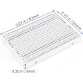 400 Point Breadboard Kit Solderless Breadboards for Arduino Project Small Bread Board Electronics Circuits PCB Prototype Board. 