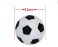 1Pc 28/32/36mm Mini Resin Table Soccer Balls, Black White Replacement Balls for Tabletop Football, Indoor Party Board Game. 
