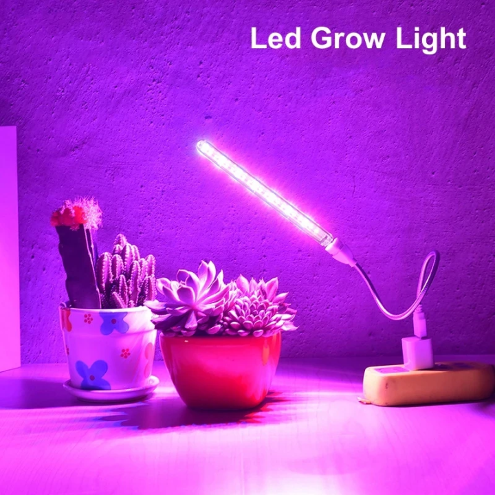 8/21 Leds Grow Light Full Spectrum Plant Lamp with Flexible Hose Indoor ...