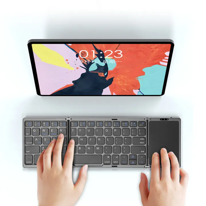 Korean%20English%20Mini%20Portable%20Folding%20Keyboard%20Wireless%20Bluetooth%20Keyboard%20For%20IOS%20Android%20Windows%20iPad%20Tablet%20Phone%20%ED%95%9C%EA%B5%AD%EC%96%B4%20%ED%82%A4%EB%B3%B4%EB%93%9C%20-%20Image%202