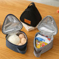 Mini Triangular Insulation Bag Aluminum Foil Thermal Cooler Lunch Tote Student Rice Ball Bag Lunch Box Bento Lunch Carry Bags. 