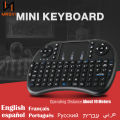 i8 Mini Wireless Keyboard 2.4G Handheld Touch Classic Black French Spanish Russian Air Mouse Game Keyboard for Android TV Box PC. 